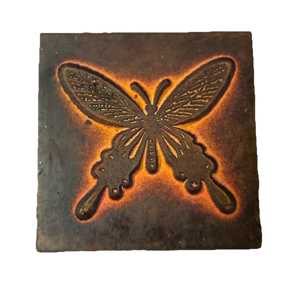Unbranded Rubber Stamp Butterfly 2 Inches Square Scrapbooking Paper Arts Crafts - Picture 6 of 8